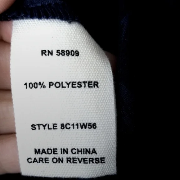 Midnight Navy Floral Jacquard V-neck Wrap Jumpsuit XS - Picture 8 of 8